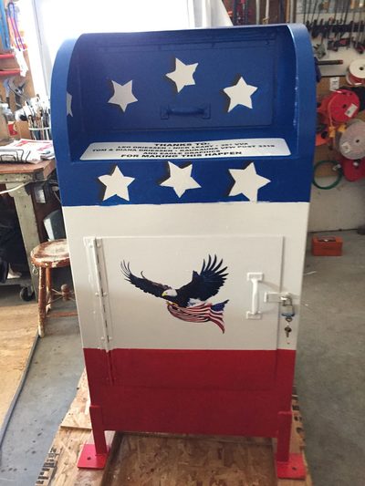 Flag Retirement Box After Paint